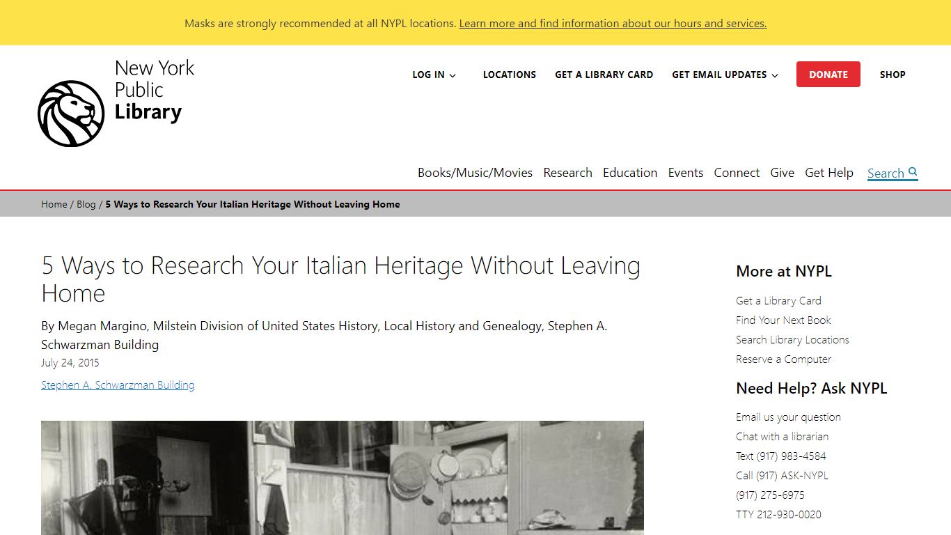 5 Ways to Research Your Italian Heritage Without Leaving Home